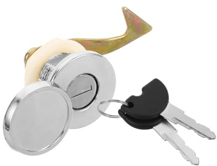 ZUNOXAZ Juego De Cerradura Metálica para Maletero De Motocicleta y Scooter, Compatible con Motocicletas Eléctricas, Metal Resistente, Uso Seguro para Almacenamiento Trasero, Protección Antirrobo
