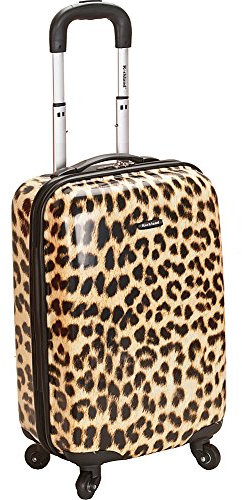 Rockland Safari Hartschalen-Trolley, Leopard, Carry-On 20