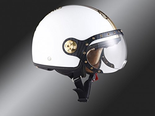 JFM Casco MOD. Tres Chic S Bianco