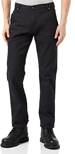 Dickies Mens Tough Max Duck Carpenter Pants, Stonewashed Black, 34W x 32L US