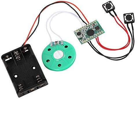 Tosuny 30S Recordable Voice Module, DIY Grußkartenmodul, DIY Recorder Voice Sound Chip, Sprachbegrüßung, für Weihnachten/Geschenke/Geburtstag/Party