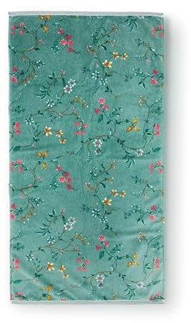 Pip Studio Duschtuch Les Fleurs | grün - 70 x 140
