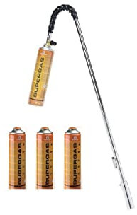 Kemper - Diserbante Termico a Gas Accensione piezoelettrica + 4 cartucce 330g Diserbanti