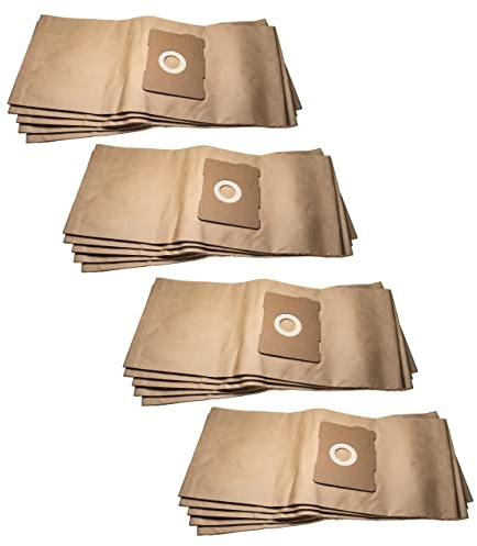 vhbw 20x Sacs filtrants compatible avec Protool Festool VCP 321 E-L dispositif d'aspiration - papier, 66,2cm x 29,6cm, couleur sable