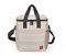 Iris Barcelona - Bolsa Nevera Mediterráneo, Nevera Playa, Camping, Bolsa Térmica para Llevar Comida y Bebida, Nevera Portátil y Bolsa Porta Alimentos 16 L Beige y Rayas Multicolor