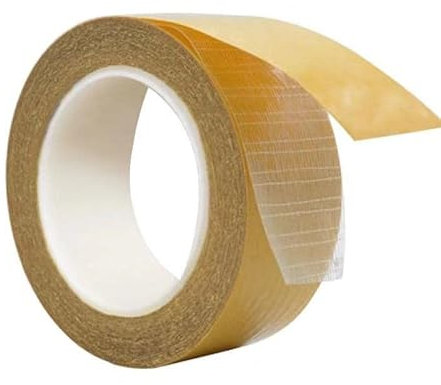 Doppelseitiges Klebeband aus Mesh mit hoher Klebekraft, doppelseitiges Teppichband, leicht entfernbar ohne Rückstände, hält Teppiche auf Hartholzfliesen an Ort und Stelle (4CM*20M)