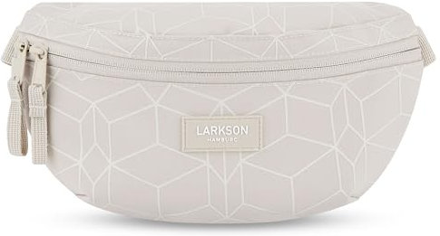 LARKSON Bauchtasche Damen & Herren Beige - Finn - Hüfttasche für Sport Outdoor Stadt - Gürteltasche Stylisch für Festival - Crossbody Bag mit Gurt - Wasserabweisend