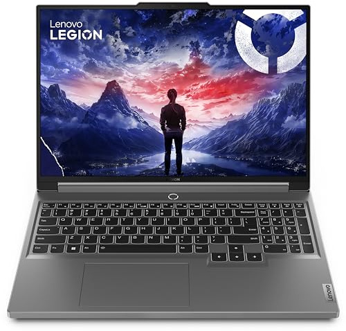 Lenovo Legion 5 16IRX9 - Ordinateur Portable Gaming 16'' WQXGA 165Hz (Intel Core i7-14650HX, RAM 16Go, SSD 512Go, NVIDIA RTX 4060 8Go, Windows 11 Home) Clavier retroéclairé en Blanc AZERTY - Gris