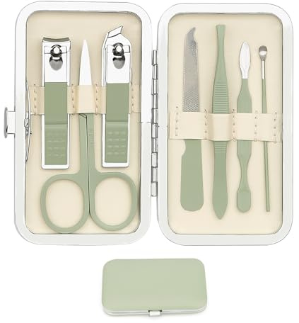Set Tagliaunghie Portatile Da Viaggio, Manicure Kit Per La Cura Delle Unghie, Grooming Strumenti Professionale Per Uomo
