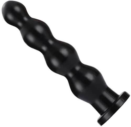305mm Analkugeln Analplug mit 4 Anal Beads,Analdehner Analkette Anal Kugeln XXL Dildo Riesen Dildo Masturbator Analspielzeuge,Analplug für Frauen Männer (Schwarz)