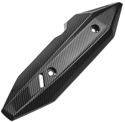 Cache-pot d'échappement de moto pour série Click 150125, conçu pour un ajustement facile et un look moderne (fibre de carbone)