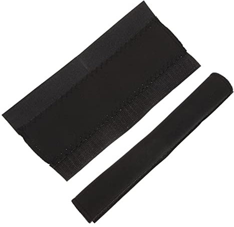 Toyvian 2pcs Mountain Bike Chainstay Protector Cover Bicycle Chain Guard Wrap Black for Off-Road and Road Bikes Protective
