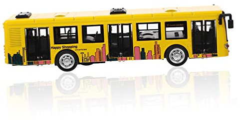 Supvox Simulation aus Rückzieher Spielzeugauto für Gelbes Schulbus für Jungen und Outdoor für Geburtstagsgeschenke