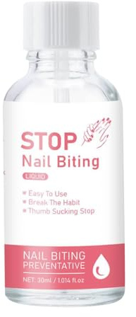 Solution Antimordillage pour | Liquide Amer Anti-Ongles 30ml Arrêt Morsure - Traitement Longue Durée Renforceur d'Ongles pour et Bébés sans Substances Nocives