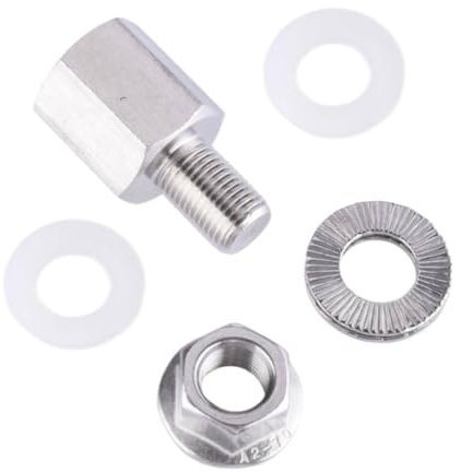 ciciTree Bicycle Bike M10x1.0 Axle Trailer Coupling Adapter Extension Screw with Washer Set