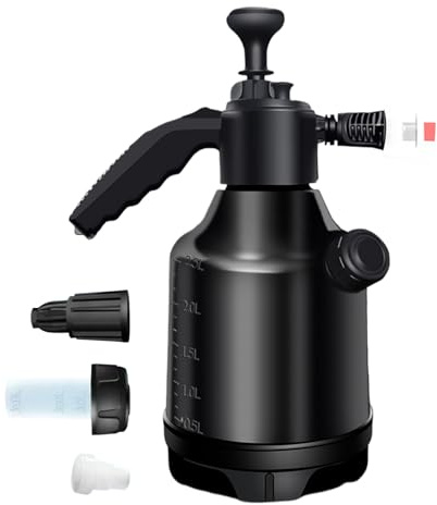 Bottiglia spray in schiuma, ugello regolabile, 34 x 24 x 15 cm, nebulizzatore portatile, spruzzatore per pulizia a pressione, maniglia a pompa, per bagno, cucina, giardino, irrigazione, WC, salone