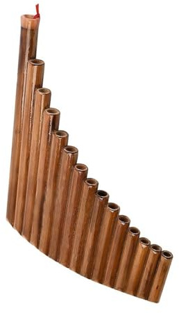 15 Rörs Panflöjt I G Ton Traditionellt Bambublåsinstrument