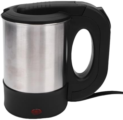 Yctze Bollitore per Auto 12V Bollitore per Scaldabagno da 500 Ml per caffè Portatile da Viaggio in Acciaio Inossidabile Veicolo da Campeggio - Bollitori