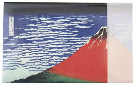 Ukiyoe Design of Katsushika Hokusai Red Fuji of Thirty-six Views of Mt. Fuji Mino Washi Japanese Toraditional Kaishi Paper 20 sheets