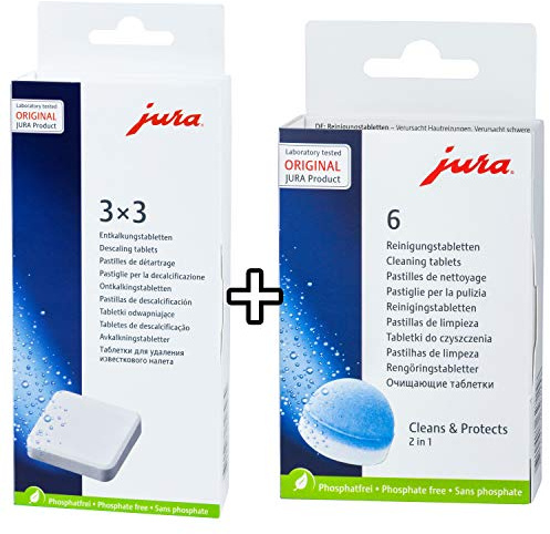 Descaling Tablets and Cleaning Tablets for Jura-Capresso Automatic Coffee and Espresso machines Combi pack