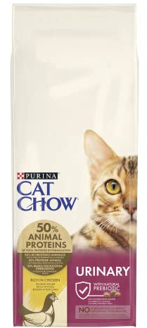 Purina Cat Chow Pienso para Gato Adulto UHT Tracto Urinario con Pollo, saco de 15kg
