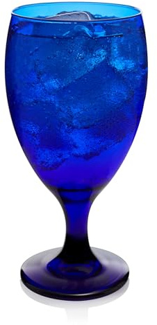 Libbey Premiere 12-Piece Cobalt Iced Tea Glass Set