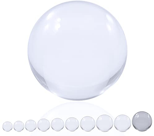 Juggle Dream - Sfera da Giocoleria a Contatto in Acrilico Trasparente (120 mm) - Sfera Trasparente per la Manipolazione dei Contatti