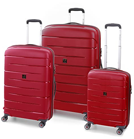 MODO by Roncato STARLIGHT 2.0 SET VALIGIE (Grande, Medio, Cabina) - Rosso Scuro