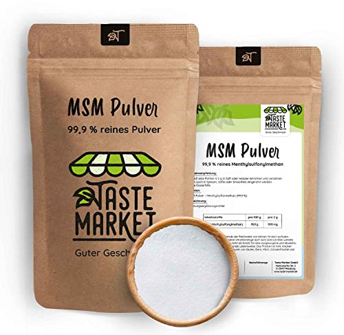 5 kg MSM POLVERE 99,9% puro – Senza additivi – Zolfo organico (metilsulfonilmetano)