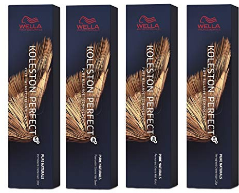 4er Wella Koleston Perfect ME+ 6/00 Dunkelblond Natur Intensiv 60 ml