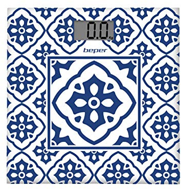 BEPER P303BIP001 Pèse-Personne en Verre trempé Mayolique Medium