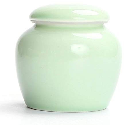 Boîte à rouge à lèvres antique - Petit flacon en porcelaine - Pot en céramique - Poudre rétro