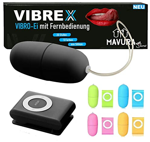 VIBREX Vibro Ei Vibration Fernbedienung Liebeskugeln, Sex Spielzeug Mini Vibrator (Grün)