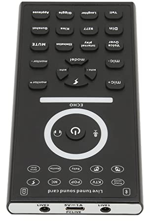 Mini Voice Changer Multiple Sound Effect Feinabstimmung Tragbare Soundkarte für Telefonaufnahmen