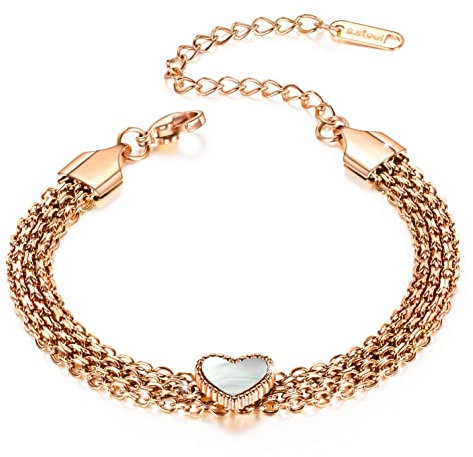 Richapex Gold Armband Damen 18K Vergoldet Elegant Tennis Armband für Damen Frauen Gold Armbänder Schmuck Geschenke mit Zirkonia