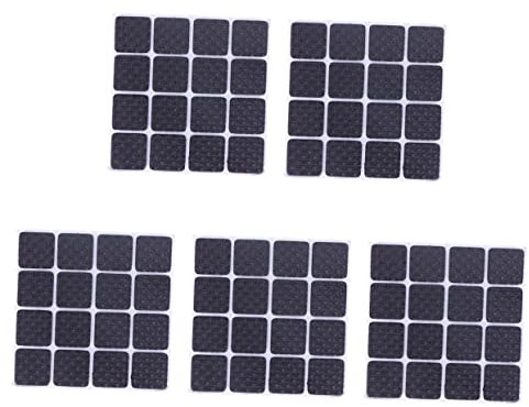ORFOFE 10blätter Möbelgreifer Aus Anti-Eva-Material Selbstklebend Rutschstopper Bodenschoner Quadratische Form Schützt Möbel Und Boden Vor Kratzern Und Abrieb