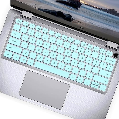 Keyboard Cover Skin for 13.3 Dell Latitude 5320 5340 7310 7320 7330 Laptop, 2024 2023 2022 Dell Latitude 5320 5330 13.3 Keyboard Silicon Protective Skin-HotBlue