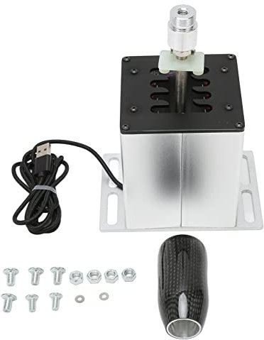 Vomeko USB Simulator Shifter,Simulator Shifter Gearshift PC Windows Steering Wheel Sequential H Gear Shifter for G29 G27 G25 G920 T300RS GT 7 Plus R