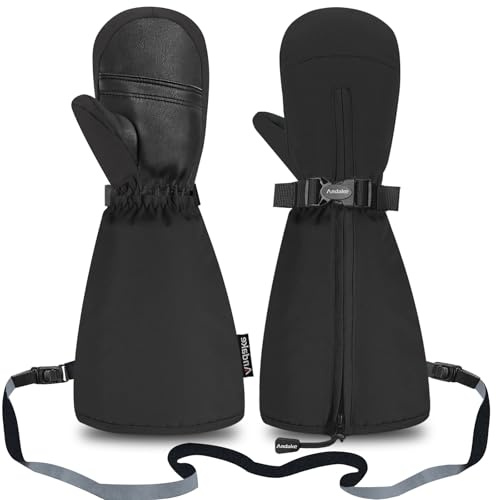 Andake Kinderhandschuhe Warme Winterhandschuhe | Wasserdicht Winddicht Handschuhe für Skifahren, Spielen, Outdoor-Aktivitäten, Jungen und Mädchen