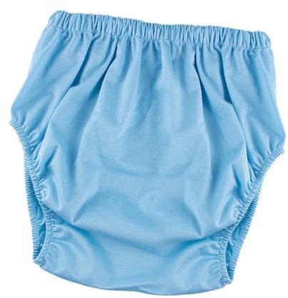 perfeclan Ropa interior a prueba de fugas para adultos, ropa interior reutilizable para adultos, de bajo ruido, para hombres y mujeres, cubrepañales, ropa, L Blue