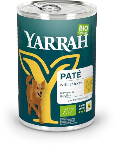 Yarrah Bio Hund Dose Pastete getreidefrei Huhn 18 x 400 g
