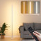 Fortand Lámpara de Pie LED, Moderna Lámpara de Pie Salon Regulable Luz Esquina con Control Remoto, Atenuación Continua Brillo y Colores 2700K-6500K Función Memoria Columna Luz para Dormitorio, 147CM
