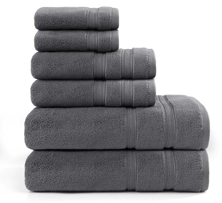 Tommy Hilfiger - Hand, Fingertip & Bath Towel Set, 6 Pack Towels