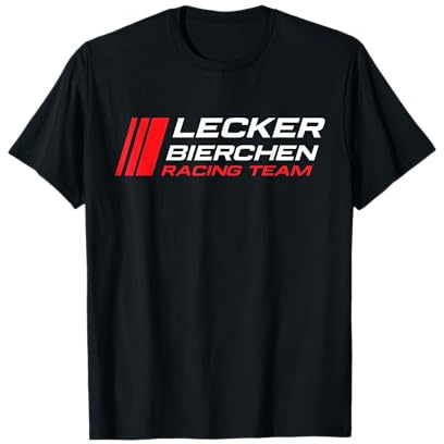 lecker Bierchen Racing Team lustige T-Shirt