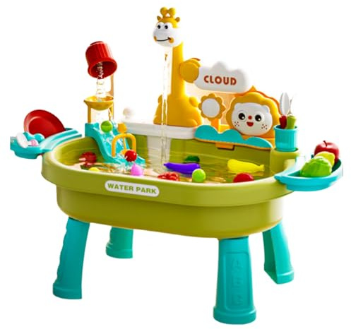 Water Table Toddler,Kids Sand Water Table Toys | Beach Outdoor Toys for Preschool Camping Daycare Backyard Park Playground