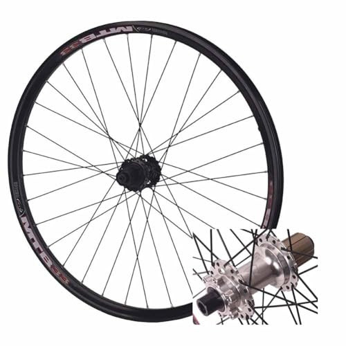 LSRRYD Steckachsen Boost Radsatz 26 27,5 29 Zoll Mountainbike Vorder- Und Hinterräder Scheibenbremsfelge Für Dirt Jump Bike/XC/AM, Für 1,9-2,8 Zoll Reifen(Silver hub,27.5_Rear 12 * 148MM)