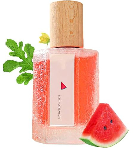 Peach Scented Fragrance Spray, Natural Hair & Body Mist Spray, Fresh Perfume For Women, Long Lasting Refresh Fruit Woody Floral Fragrance Perfumes for Women, Daily Use (watermelon)