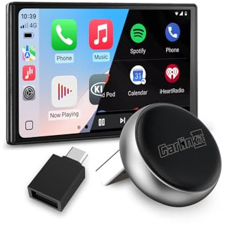 Carlinkit Wireless CarPlay & Android Auto Adapter - Mini Ultra 3 Convert OEM Wired to Wireless Dongle for iPhone & Android 11+, USB-A/Type-C Plug & Play, Fast Connection, Online Upgrade