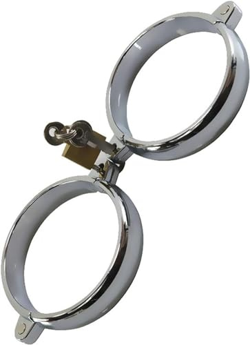 YAXZA Metall Handschellen Abschließbar Erotiek Zubehör Fetisch Sklave Handfesseln Sexspiel Erotik Fesseln Extrem Bondage Set BDSM Sexspielzeug Für Männer Und Frauen