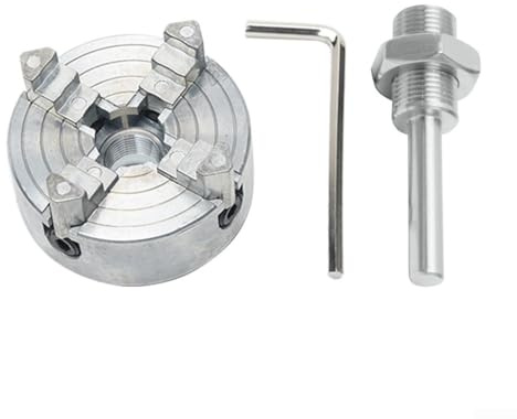 Vierbacken-Klemmfutter Z011A für Mini-Drehmaschine und Bohrmaschine mit manueller Stromversorgung und verstellbarem Backendesign zum Halten verschiedener Werkstückgrößen